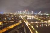 Archiv Foto Webcam Panoramablick auf die Skyline Frankfurt 01:00