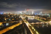 Archiv Foto Webcam Panoramablick auf die Skyline Frankfurt 03:00