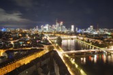 Archiv Foto Webcam Panoramablick auf die Skyline Frankfurt 23:00