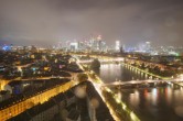 Archiv Foto Webcam Panoramablick auf die Skyline Frankfurt 01:00
