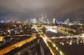 Archived image Webcam Panoramic View over to the Skyline of Frankfurt 01:00