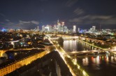 Archived image Webcam Panoramic View over to the Skyline of Frankfurt 03:00