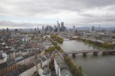 Archived image Webcam Panoramic View over to the Skyline of Frankfurt 13:00
