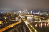 Archived image Webcam Panoramic View over to the Skyline of Frankfurt 23:00