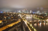 Archived image Webcam Panoramic View over to the Skyline of Frankfurt 03:00