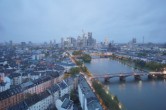 Archived image Webcam Panoramic View over to the Skyline of Frankfurt 06:00