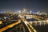 Archiv Foto Webcam Panoramablick auf die Skyline Frankfurt 23:00
