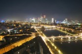 Archiv Foto Webcam Panoramablick auf die Skyline Frankfurt 01:00