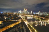 Archiv Foto Webcam Panoramablick auf die Skyline Frankfurt 23:00