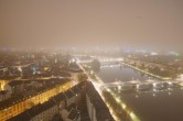 Archived image Webcam Panoramic View over to the Skyline of Frankfurt 23:00