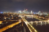 Archiv Foto Webcam Panoramablick auf die Skyline Frankfurt 00:00