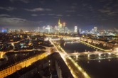 Archiv Foto Webcam Panoramablick auf die Skyline Frankfurt 18:00