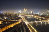 Archiv Foto Webcam Panoramablick auf die Skyline Frankfurt 23:00