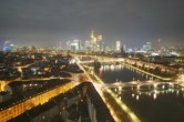 Archiv Foto Webcam Panoramablick auf die Skyline Frankfurt 23:00