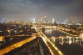 Archiv Foto Webcam Panoramablick auf die Skyline Frankfurt 01:00