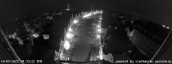Archiv Foto Webcam Günzburg Marktplatz 23:00