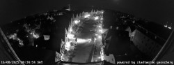 Archiv Foto Webcam Günzburg Marktplatz 23:00