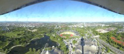 Archiv Foto Webcam München: Panorama Olympiastadion und Olympiapark 07:00