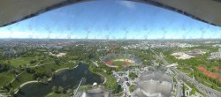 Archiv Foto Webcam München: Panorama Olympiastadion und Olympiapark 10:00