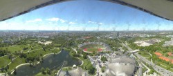 Archiv Foto Webcam München: Panorama Olympiastadion und Olympiapark 11:00