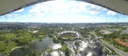 Archiv Foto Webcam München: Panorama Olympiastadion und Olympiapark 15:00