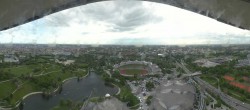 Archiv Foto Webcam München: Panorama Olympiastadion und Olympiapark 17:00