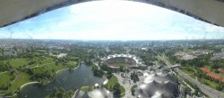 Archiv Foto Webcam München: Panorama Olympiastadion und Olympiapark 10:00