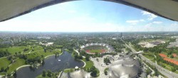 Archiv Foto Webcam München: Panorama Olympiastadion und Olympiapark 14:00