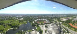 Archiv Foto Webcam München: Panorama Olympiastadion und Olympiapark 13:00