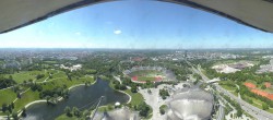 Archiv Foto Webcam München: Panorama Olympiastadion und Olympiapark 12:00