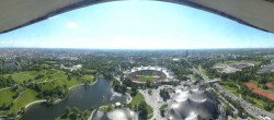 Archiv Foto Webcam München: Panorama Olympiastadion und Olympiapark 15:00