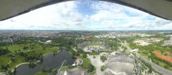 Archiv Foto Webcam München: Panorama Olympiastadion und Olympiapark 09:00