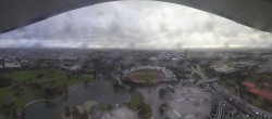 Archiv Foto Webcam München: Panorama Olympiastadion und Olympiapark 07:00