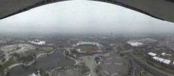 Archiv Foto Webcam München: Panorama Olympiastadion und Olympiapark 11:00