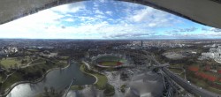 Archiv Foto Webcam München: Panorama Olympiastadion und Olympiapark 11:00