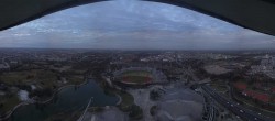 Archiv Foto Webcam München: Panorama Olympiastadion und Olympiapark 06:00