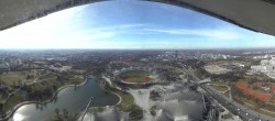 Archiv Foto Webcam München: Panorama Olympiastadion und Olympiapark 11:00