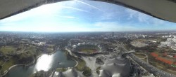 Archiv Foto Webcam München: Panorama Olympiastadion und Olympiapark 13:00