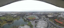 Archiv Foto Webcam München: Panorama Olympiastadion und Olympiapark 07:00