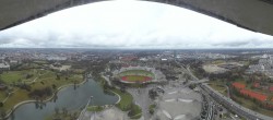 Archiv Foto Webcam München: Panorama Olympiastadion und Olympiapark 09:00