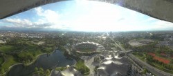 Archiv Foto Webcam München: Panorama Olympiastadion und Olympiapark 17:00