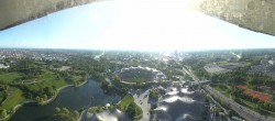 Archiv Foto Webcam München: Panorama Olympiastadion und Olympiapark 17:00