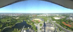 Archiv Foto Webcam München: Panorama Olympiastadion und Olympiapark 07:00
