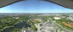 Archiv Foto Webcam München: Panorama Olympiastadion und Olympiapark 09:00