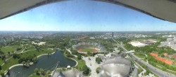 Archiv Foto Webcam München: Panorama Olympiastadion und Olympiapark 11:00