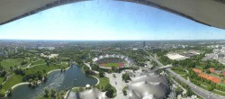 Archiv Foto Webcam München: Panorama Olympiastadion und Olympiapark 13:00