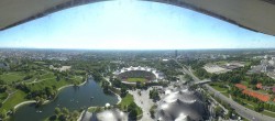 Archiv Foto Webcam München: Panorama Olympiastadion und Olympiapark 16:00
