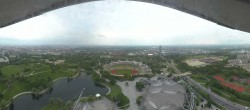 Archiv Foto Webcam München: Panorama Olympiastadion und Olympiapark 17:00