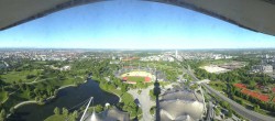Archiv Foto Webcam München: Panorama Olympiastadion und Olympiapark 07:00