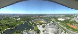 Archiv Foto Webcam München: Panorama Olympiastadion und Olympiapark 11:00
